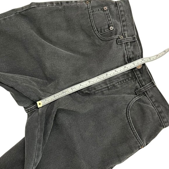 Vintage 90s Bill Blass Womens Taper Jeans Lot Size 6 Green Black Mom‎ Grunge - Picture 7 of 15